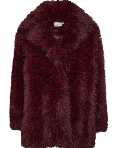 Depeche - Vera DE Fur - Burgundy